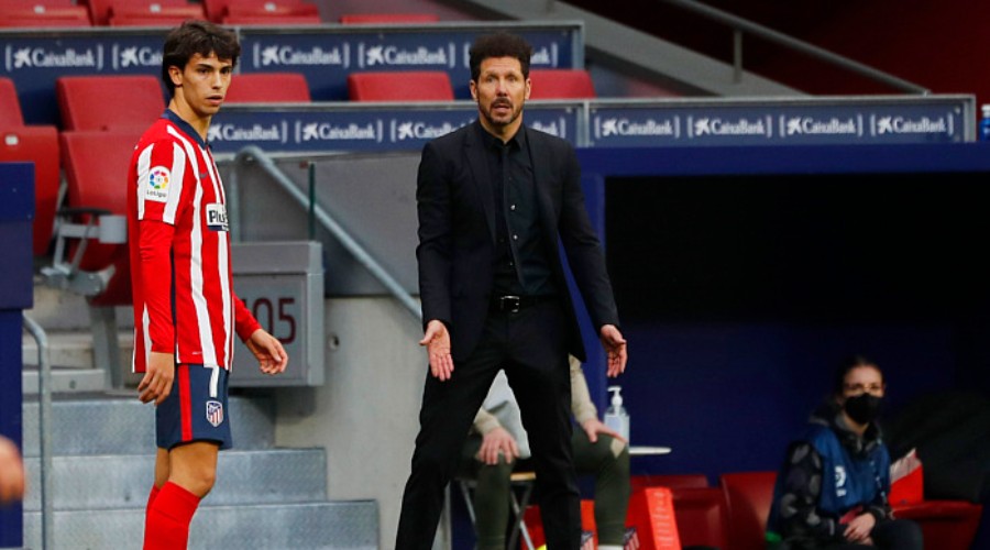 Diego Simeone et Joao Felix