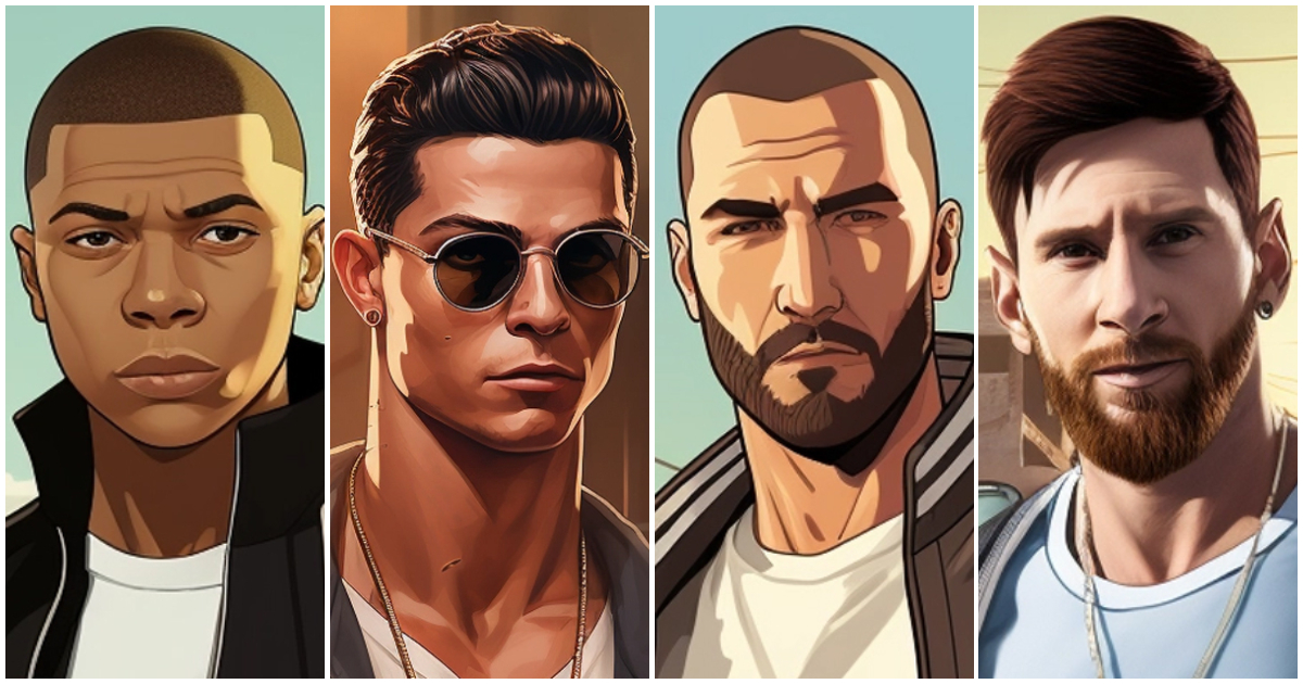 Les stars du foot version GTA